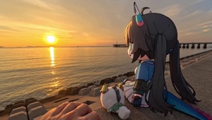 夕阳下的包子陈