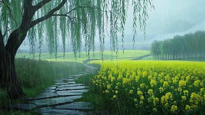 【雨景】乡野雨景