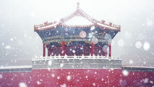 古城雪景