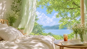 湖光山色