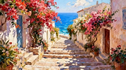 花草树木海景
