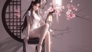 旗袍古风美女