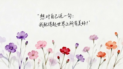 我配得世界上所有美好