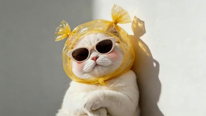 可爱酷酷的猫咪