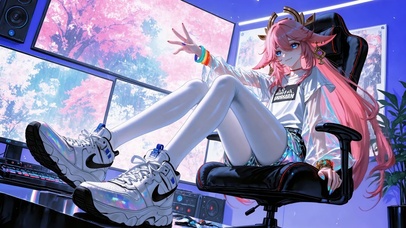 潮酷电竞少女八重神子