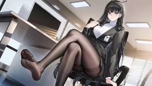 黑丝美女