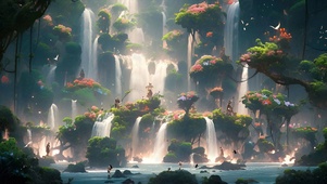 梦幻动漫场景