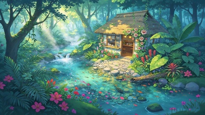 林中治愈小屋