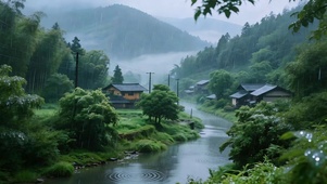 烟雨入江南
