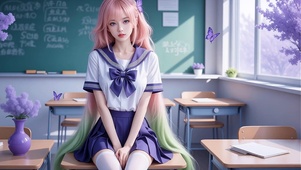 校园风女孩高清 4k