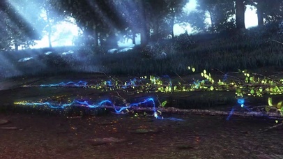 创意森林电线魔法火焰炫酷