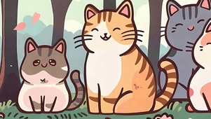 猫咪带鱼屏