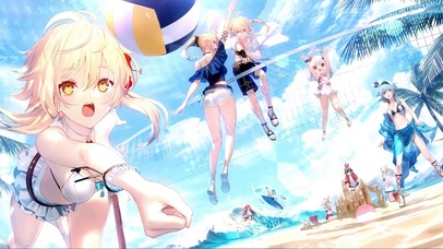 美少女沙滩排球