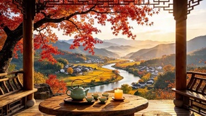 红叶木亭乡村