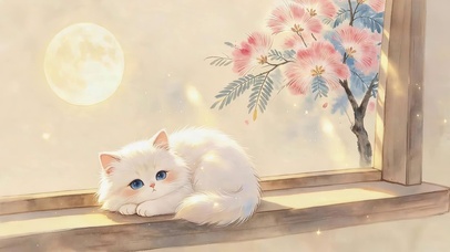 窗台猫咪