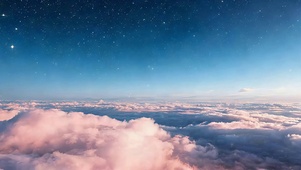 粉色天空