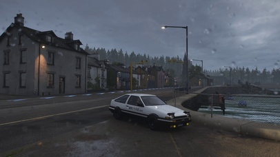 地平线ae86下雨天伤感风