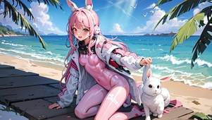 4k兔耳少女