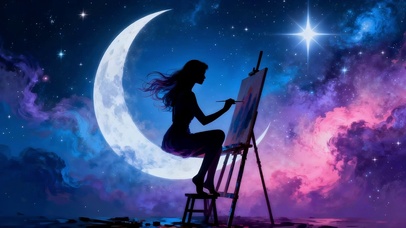 星河画画