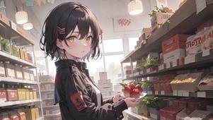午后超市少女