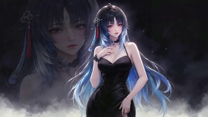 黑裙少女秧秧·玄翎