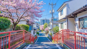 樱花小巷