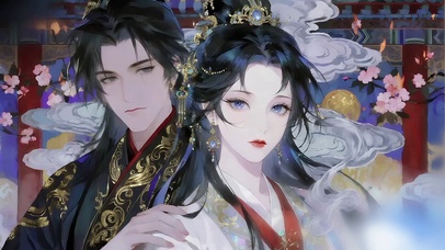 芳菲共影古风情侣