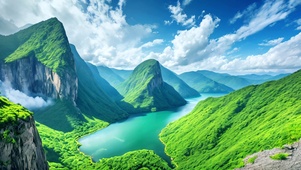 山水自然美景