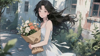 文艺风美女