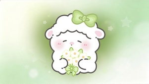 软萌治愈氛围春天的花插画壁纸