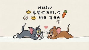 希望你发财