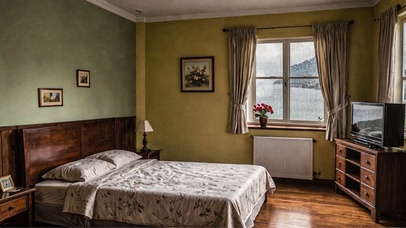 【雨景】海边的卧室