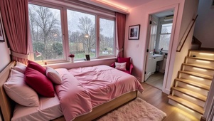 【雨景】小镇卧室