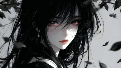 暗黑系美女
