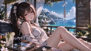 清纯长发少女