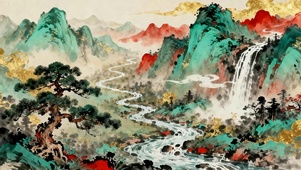 古风山水