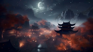 唯美风中夜景