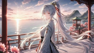 绯雪丨高阁眺海丨
