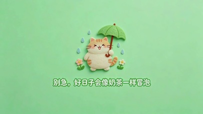毛毡软萌插画
