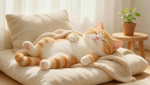 懒散的猫咪
