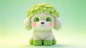 可爱萌宠狗