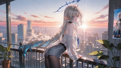 少女凭栏卡提西亚