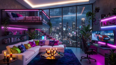 雨夜公寓
