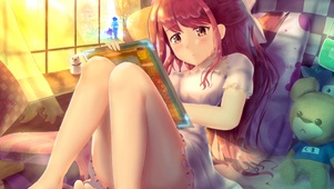 画画的美少女
