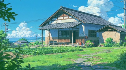 乡村夏日风景