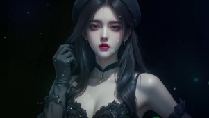 性感时尚长发美女