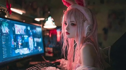 可爱女孩
