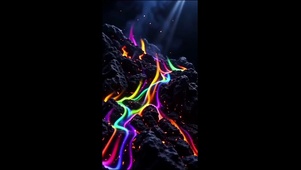 五彩火光 4k