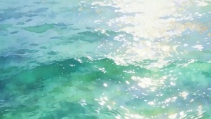 夏天海浪带鱼屏