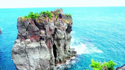 4K唯美大海小岛